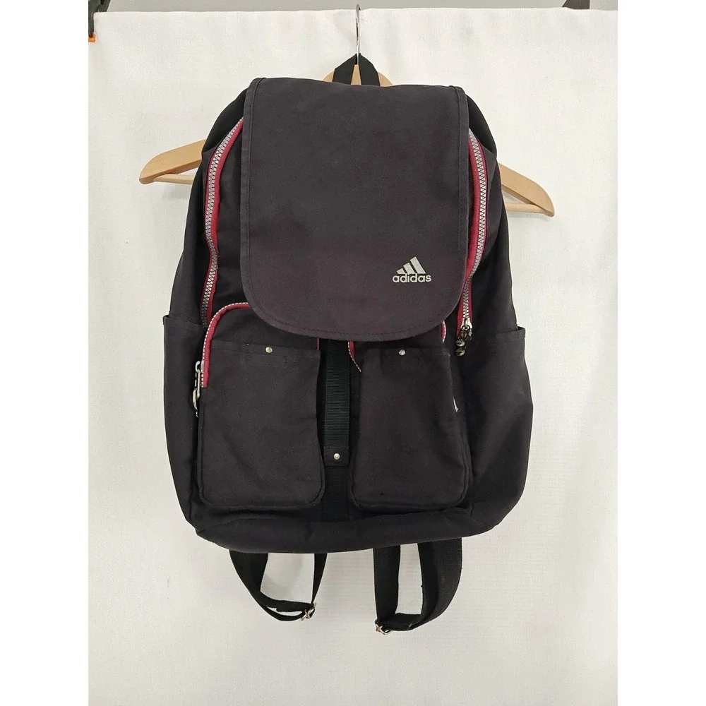Adidas Backpack 2012 Adult school‎ work Pockets Adjustable Straps Black Red